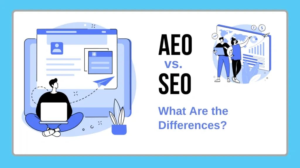 Featured image for AEO vs. Traditional SEO: Key Differences & Why Both Matter
